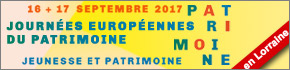Journées du Patrimoine en Lorraine 2017