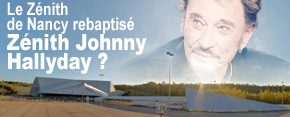 Znith Nancy rebaptis Johnny Hallyday