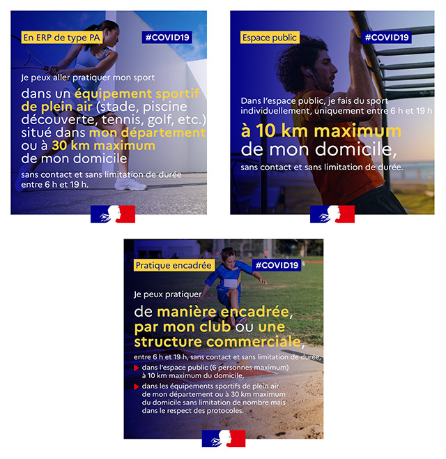 Activits sports autorises covid-19 2021